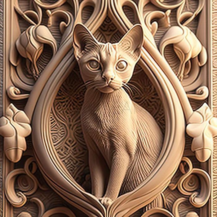 Traditional Siamese cat